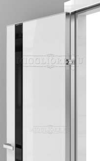 GLOSS 21-F V Глянец, BIANCO, алюминиевая кромка и алюминиевый  короб