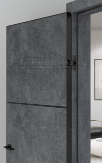 QUADRO 10.25 G чёрный алюминиевый молдинг+чёрная алюминиевая кромка LOFT GRAFITE