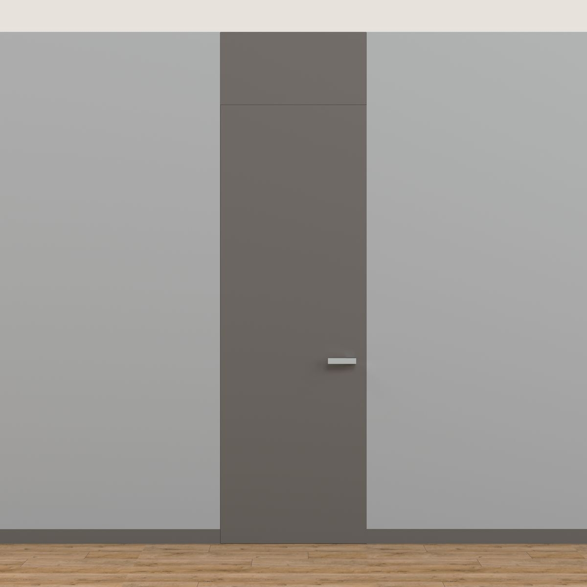 Дверь с фрамугой до потолка